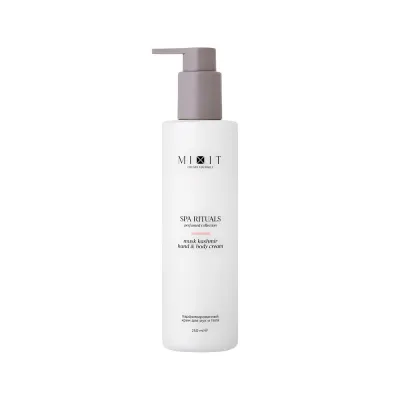 Mushk hidli qo'l va tana uchun atirli krem Spa Rituals Hand & Body Cream Musk Kashmir 250 ml