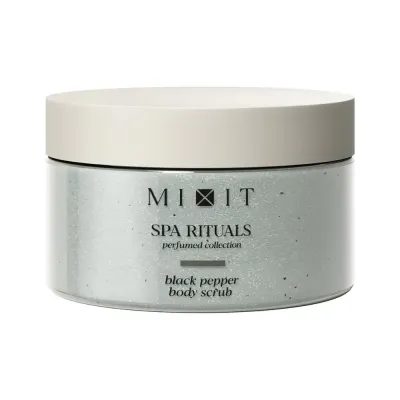 Парфюмированный скраб для тела с ароматом черного перца MIXIT Spa Rituals Body Scrub Black Pepper 300г