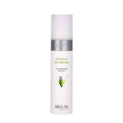 Yog'li va muammoli yuz terisi uchun tozalovchi gel Anti-Acne Gel Cleanser, 250 ml