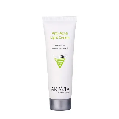 Yog'li va muammoli teri uchun korrektsiyalovchi krem-gel Anti-Acne Light Cream, 50 ml