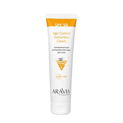 Yuz uchun yoshga qarshi quyoshdan himoya qiluvchi krem Age Control Sunscreen Cream SPF 50, 100 ml
