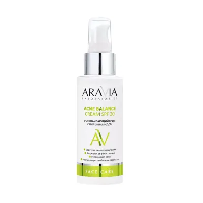 Успокаивающий крем с ниацинамидом Acne Balance Cream SPF 20, 100 мл