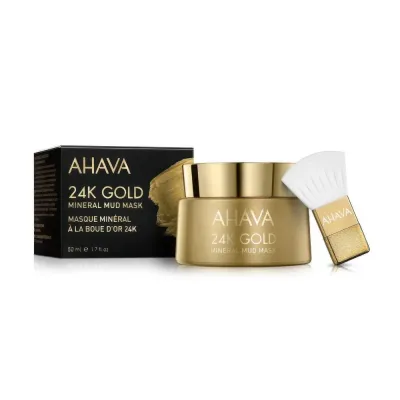 24K Gold Mineral Mud Mask Yuz uchun mineralli niqob 50ml