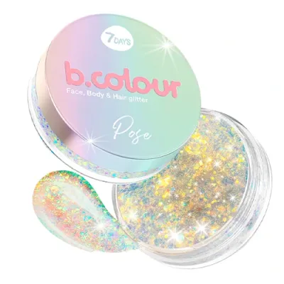 B.COLOUR WE Гель-глиттер для волос, лица и тела / 01 Fireworks, 25 г