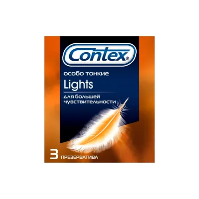 Contex презервативы Lights тонкие, 3 шт