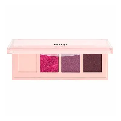 Палетка теней VAMP! 4 Eyeshadows Palette тон 004 Яркая слива