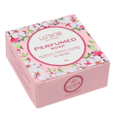 Lusob Мыло дерматологическое Парфюм для жирной кожи, 80 г