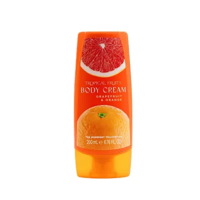 Tropical Fruit Orange & Grapefruit Body Cream 200 ml Tottle