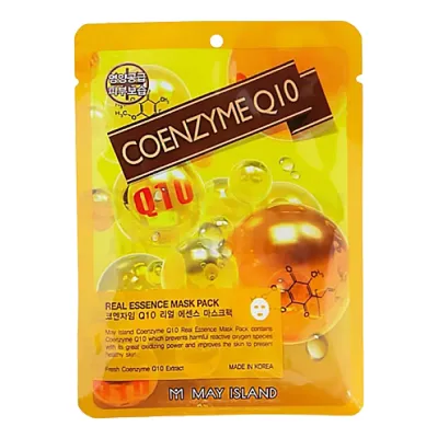 May IslandReal Essense Coenzyme Q10 Mask Pack
