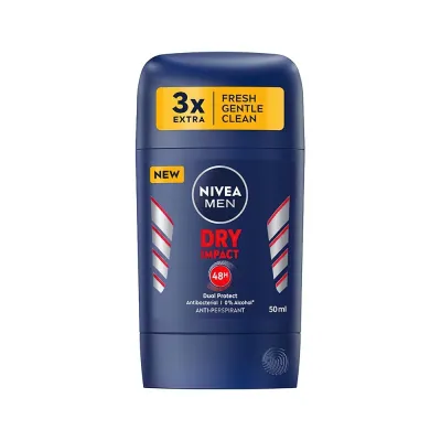 Antiperspirant for the body ball "Dry Impact" серии "Nivea men" 50 ml