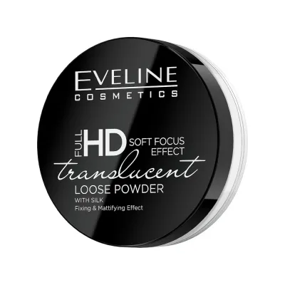 TRANSPARENT FIXING POWDER - TRANSLUCENT FULL HD MINERAL LOOSE POWDER, 6 g