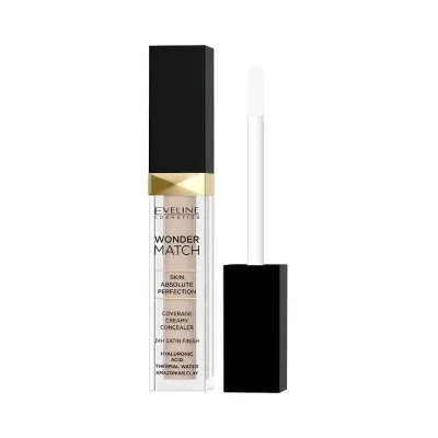 CREAM CONCEALER WITH HYALURONIC ACID, THERMAL WATER AND AMAZONIAN CLAY № 035-BEIGE WONDER MATCH 7 ml