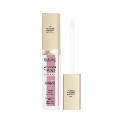 Suyuq matoviy lab bo'yog'i No 01 WONDER MATCH, 6,8 ml