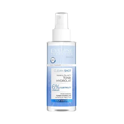 Namlantiruvchi tonik-gidrolat, 6% elektrolitlar kompleksi clean shot, 150 ml