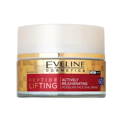 Активно омолаживающий крем моделирующий овал лица 60+ день/ночь peptide lifting, 50мл