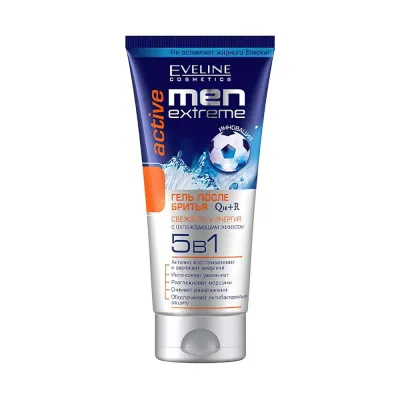 Гель после бритья q10+r 5в1 men extreme active, 200мл