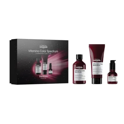 L'Oreal Professionne Vitamino Color Spectrum Набор 3 продукта (шампунь, смываемый уход, сыворотка)