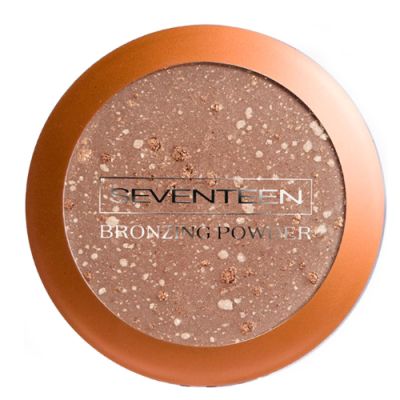 Seventeen Компактная пудра для лица тон 04 с бронзирующим эффектом темный загар