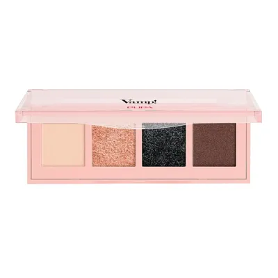 Палетка теней VAMP! 4 Eyeshadows Palette тон 006 Глубокий нюд