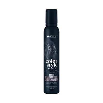 Indola Color Style Mousse Anthracite Оттеночный мусс для укладки волос Антрацит 200мл