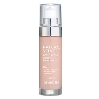 Seventeen Тональный крем длительного действия Natural Velvet Moisturizing Lasting FOUNDATION, тон 3