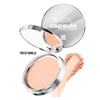 B.COLOUR PRO Capsule Пудра для лица матирующая SuperStay 24H / 02 Vanilla, 7,3 г