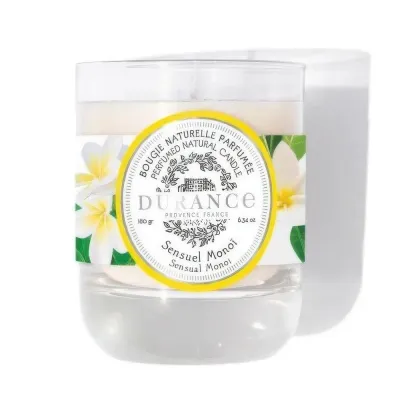 Perfumed natural candle Sensual Monoi 180 gr 6.34 oz Натуральные свечи