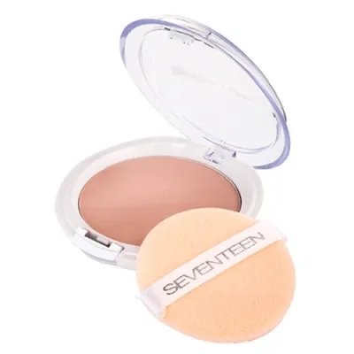Seventeen Cosmetics Seventeen Компактная пудра для лица с Алоэ Вера SPF15 Natural Silky Transparent Compact Powder 07 средня
