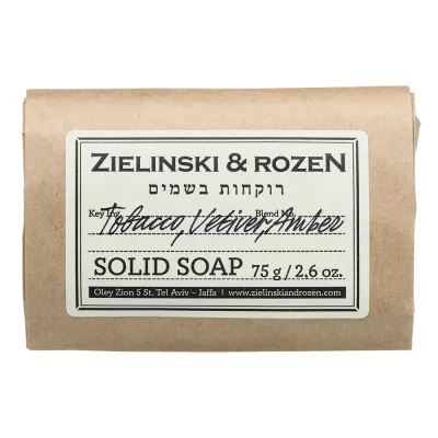 Solid soap 108 Tobacco, Vetiver, Amber  Твердое мыло 108 Табак, Ветивер, Амбра 75гр