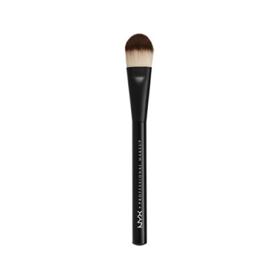 NYX PM Профессиональная кисть для тональных средств Конус, Pro Brush Flat Foundation, №07