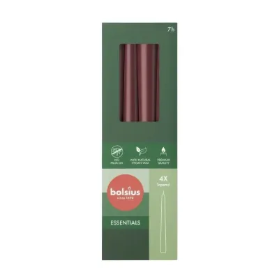 Parafin shamlar Tapered candles 245/24 bx4 VRD