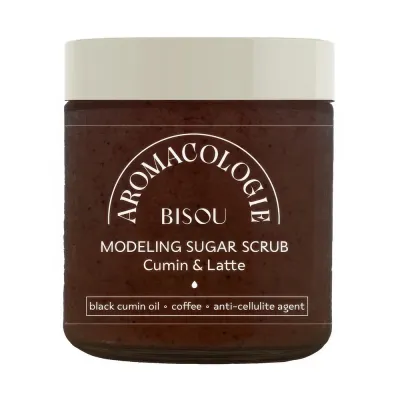 Aromacologie Скраб для тела Моделирующий с черным тмином и латте, 250 ml