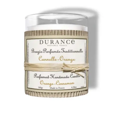 Парфюмированная натуральная свеча Perfumed Handmade Candle 180 gr 6.34 oz Cinnamon Orange
