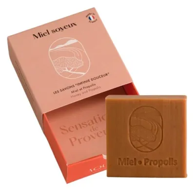 Silky Honey  Honey-Propolis Square 100g  Мыло ШЕЛКОВЫЙ МЕД Прополис