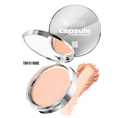 B.COLOUR PRO Capsule Пудра для лица матирующая SuperStay 24H / 01 Nude, 7,3 г