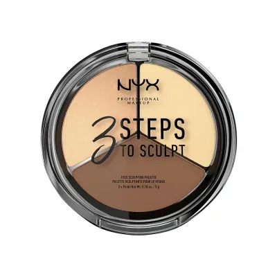 NYX PM Палет трй д склптр 3STS02 Палетка пудро оброзубщие  для скульптурирования 3 Steps To Sculpt оттенок 3STS02 Штрих-код: 800897098339