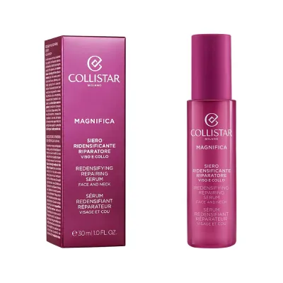 MAGNIFICA REDENSIFYNG REPAIRING SERUM FACE AND NECK Yuz va bo'yin uchun tiklovchi zichlashtiruvchi serum 30 ml
