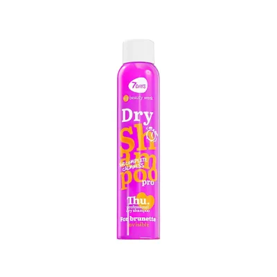 Сухой шампунь для брюнеток INVISIBLE, 200 мл 7DAYS MY Beauty Week артикул ВСД721