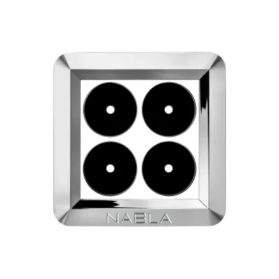 Nabla Liberty X Palette - Silver4-х ячейковая пустая палитра для системы Liberty X