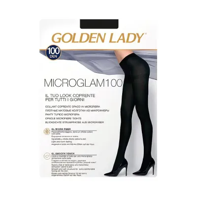 Tights for women 24XXA GLd Micro Glam 100 Nero size 3