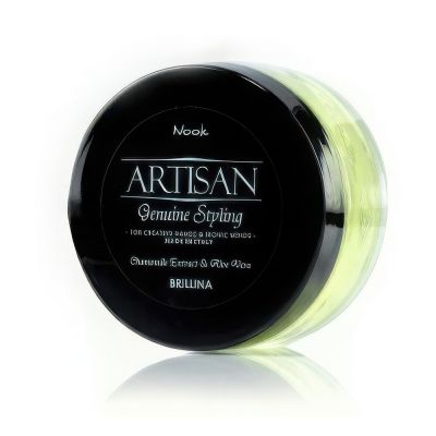 Nook Brillina. Glossy Shining Wax. Sochlarni turmaklash uchun mum-yaltiroq