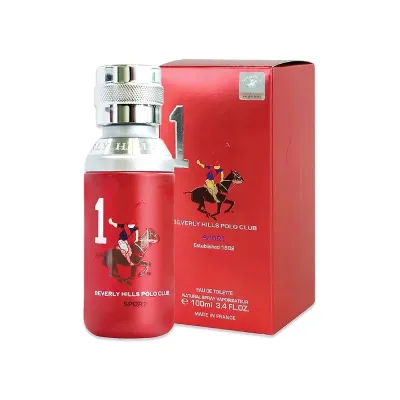 Sports MEN  EDT 100ML #1 Беверли-Хиллз Поло Клуб Спорт 1 Pour Беверли Хиллз Поло Клуб для мужчин 100 мл
