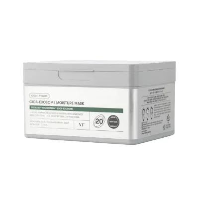 VT Cica-Exosome Moisture Mask Набор увлажняющих масок с липосомами Cica 30шт 350 мл