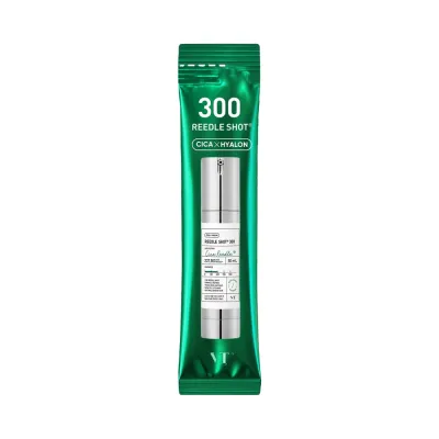 VT 300 REEDLE SHOT Booster serum with microneedles and Centella Asiatica in a 2 ml mini sachet