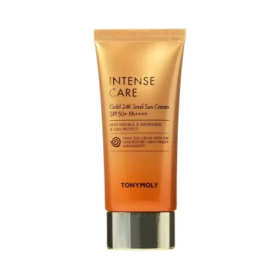 Солнцезащитный крем INTENSE CARE GOLD 24K SNAIL SUN CREAM 50m