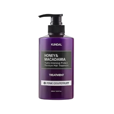Кондиционер для волос HONEY/MACADAMIA Protein Premium Treatment 500ML (KUNDAL) Pink Grapefruit
