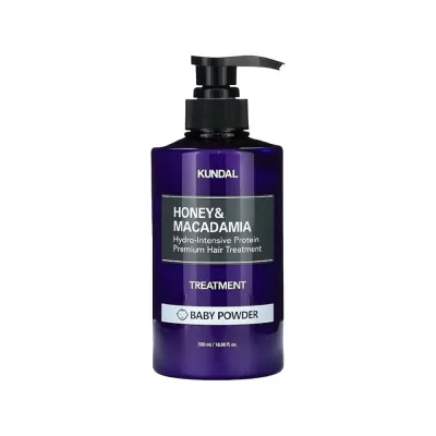 Кондиционер для волос HONEY/MACADAMIA Protein Premium Treatment 500ML (KUNDAL) Baby Powder