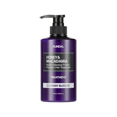 Кондиционер для волос HONEY/MACADAMIA Protein Premium Treatment 500ML (KUNDAL) Cherry Blossom