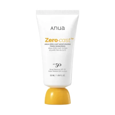 Zero-Cast Moisturizing Finish Sunscreen Увлажняющий солнцезащитный крем 50ml