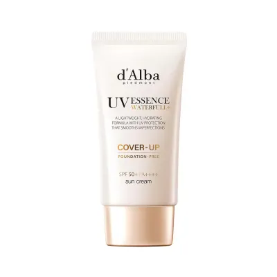Waterfull Tone-Up Sun Cream Cover Beige — солнцезащитный тон-крем с эффектом осветления тона, бежевый, 50ml